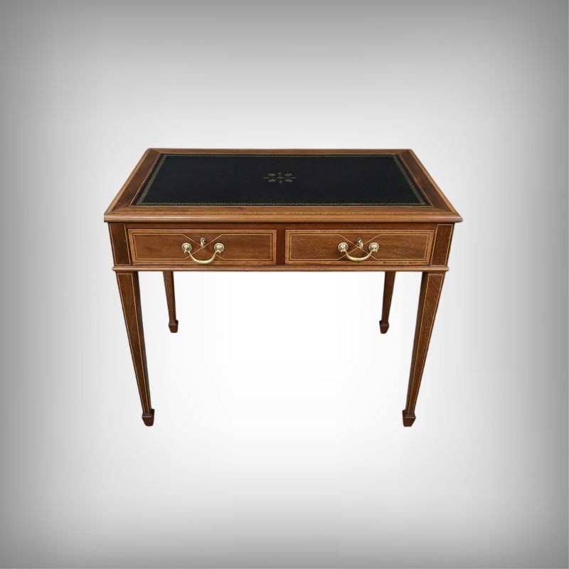Petit Bureau en Acajou, style Anglais – Début XXe-photo-2