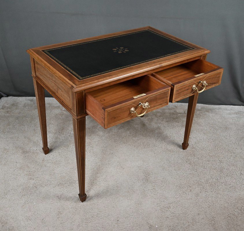 Petit Bureau en Acajou, style Anglais – Début XXe-photo-3