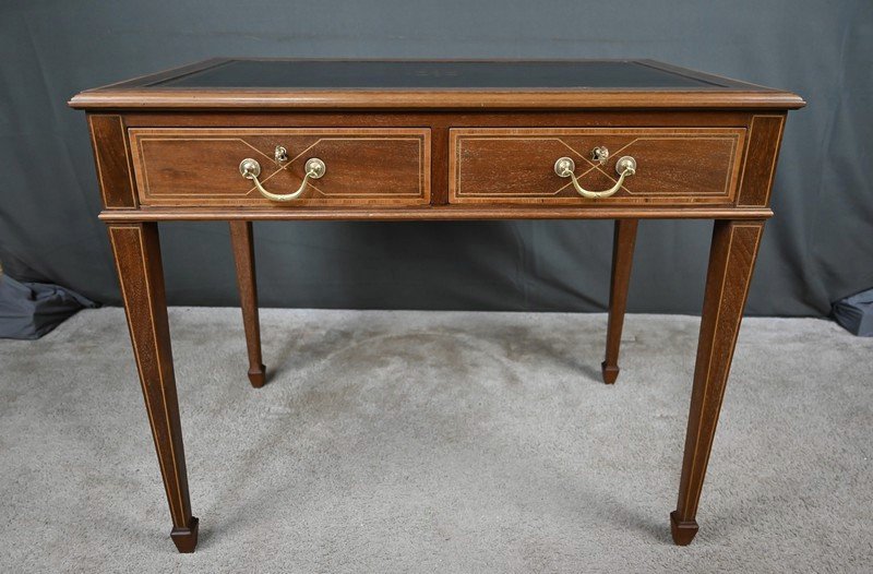 Petit Bureau en Acajou, style Anglais – Début XXe-photo-4