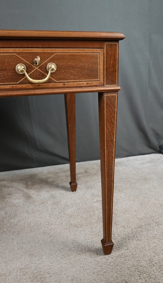 Petit Bureau en Acajou, style Anglais – Début XXe-photo-5