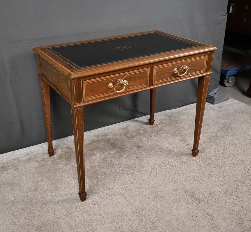 Petit Bureau en Acajou, style Anglais – Début XXe-photo-6