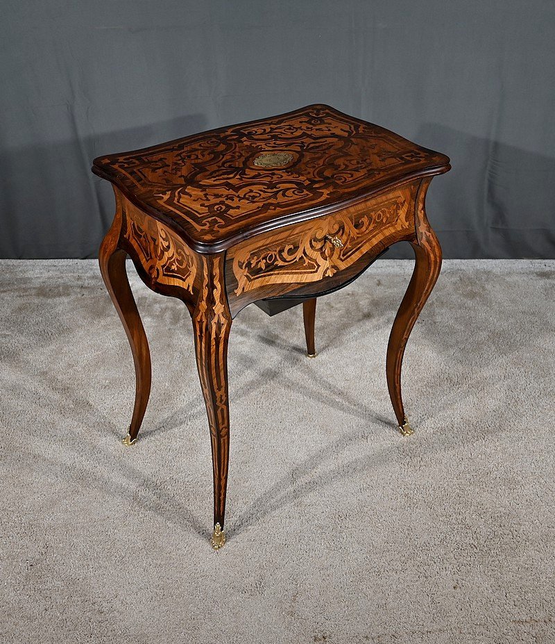Rosewood And Palisander Piece, Louis XV Style, Napoleon III Period—mid-19th Century