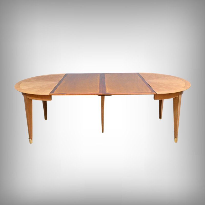 Table 4 à 10 Couverts en Merisier - 1950-photo-2