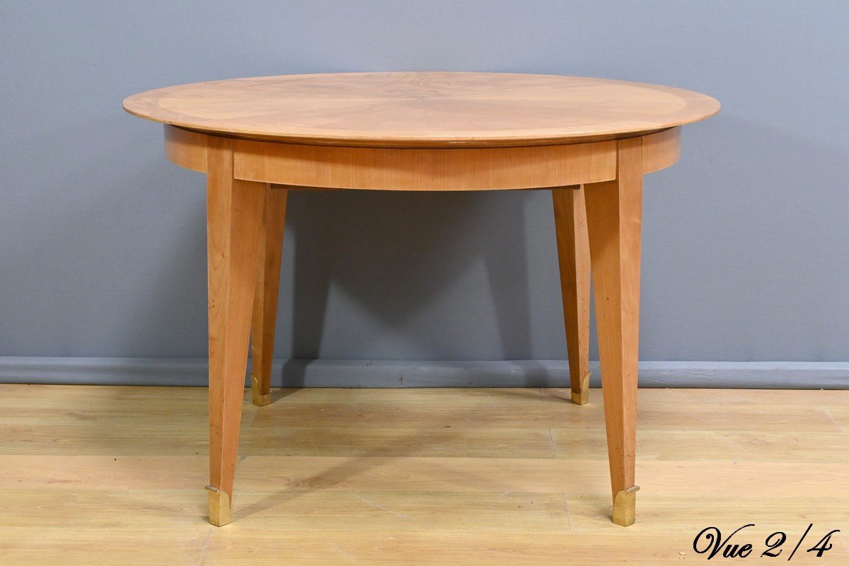 Table 4 à 10 Couverts en Merisier - 1950-photo-3