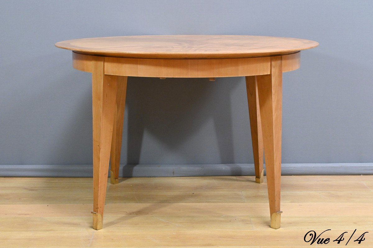 Table 4 à 10 Couverts en Merisier - 1950-photo-5
