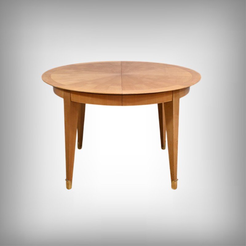 Table 4 à 10 Couverts en Merisier - 1950