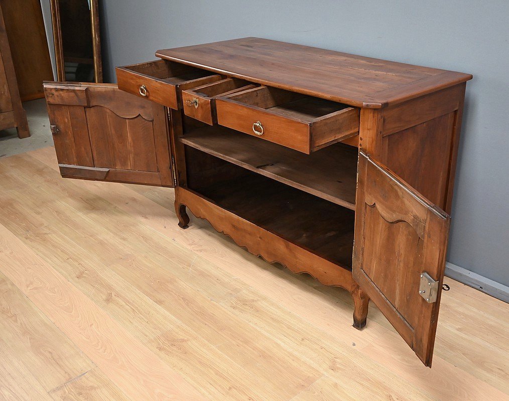 Cherrywood Sideboard, Louis XV Style – Mid-19th Century-photo-1