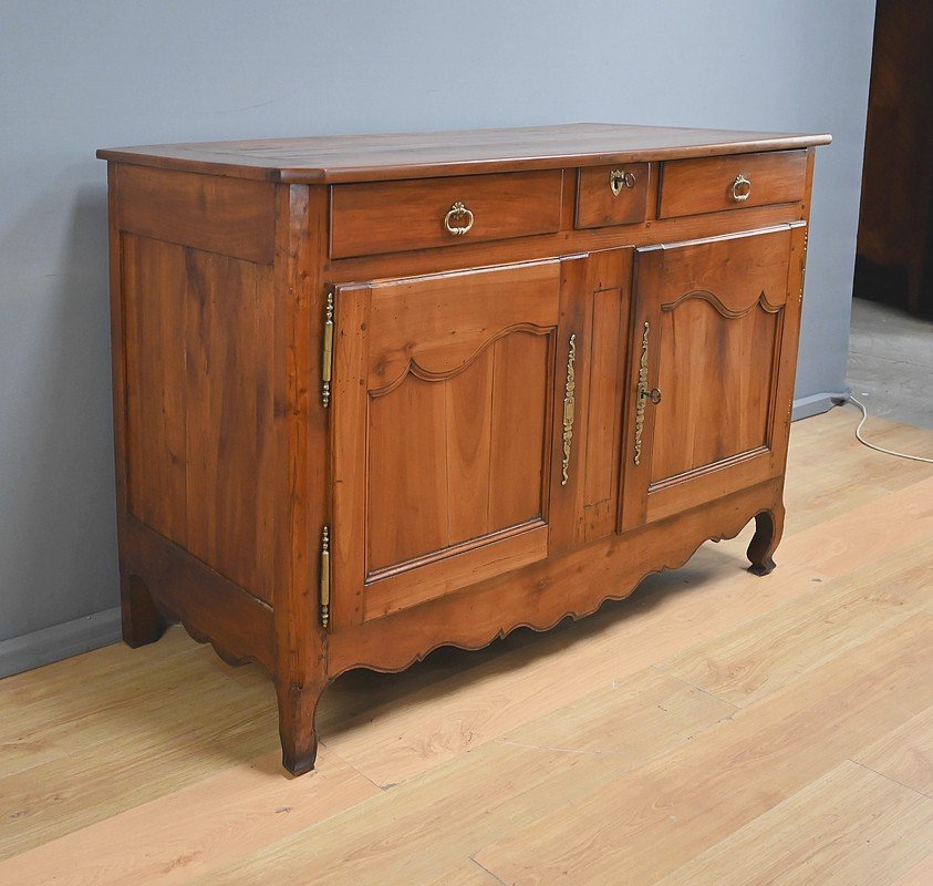 Cherrywood Sideboard, Louis XV Style – Mid-19th Century-photo-2