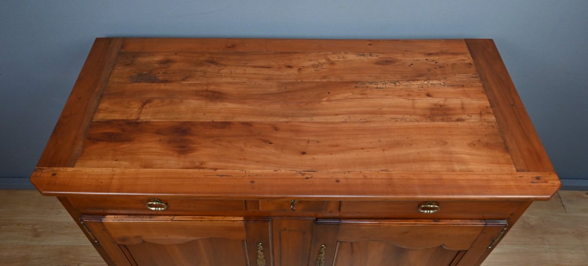 Cherrywood Sideboard, Louis XV Style – Mid-19th Century-photo-4