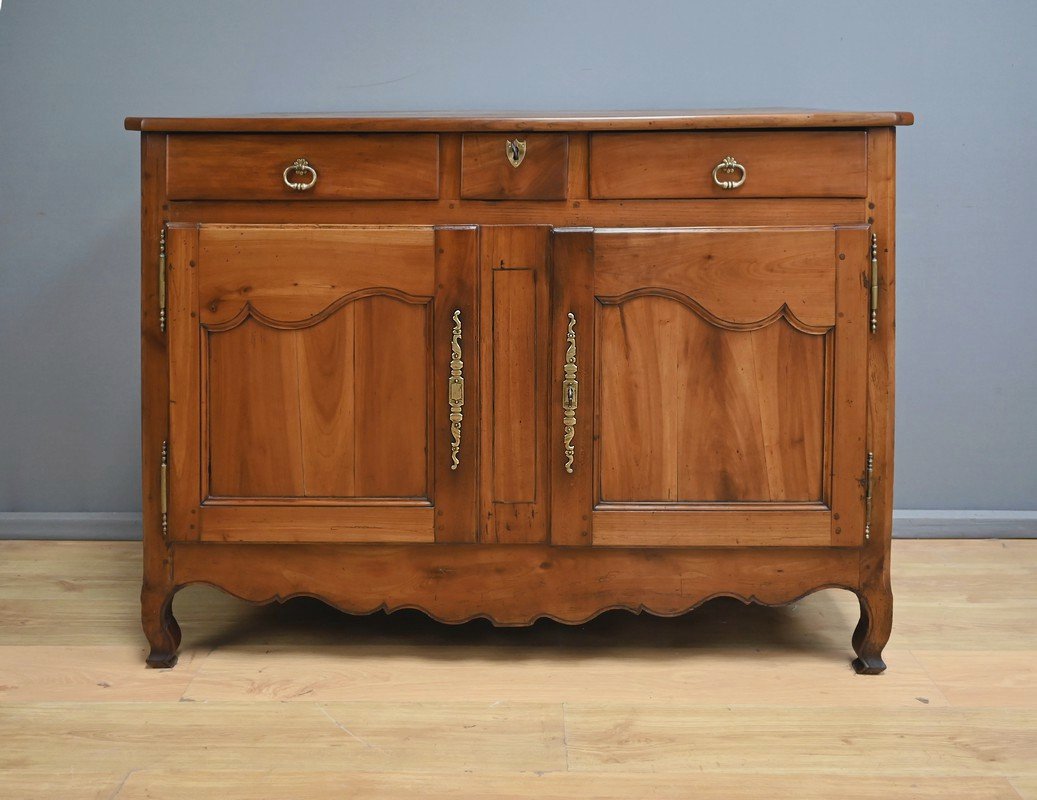 Cherrywood Sideboard, Louis XV Style – Mid-19th Century-photo-6