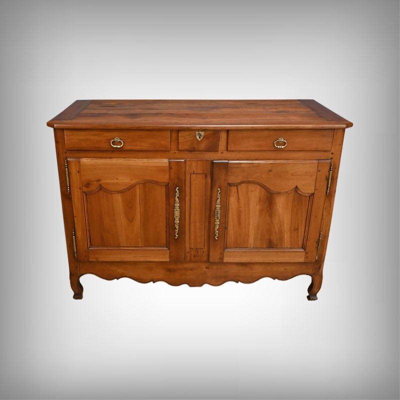Cherrywood Sideboard, Louis XV Style – Mid-19th Century