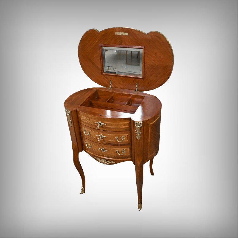 Small Mahogany Dressing Table, Transition Style – 1940-photo-2