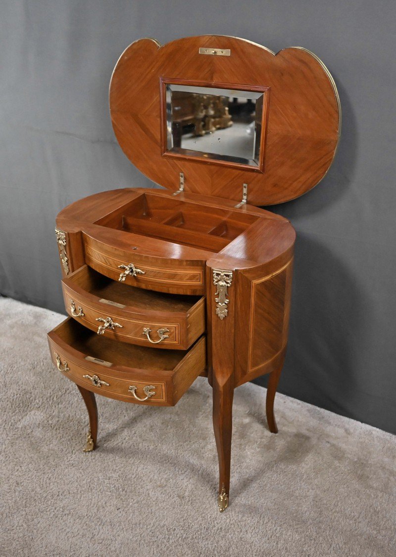 Small Mahogany Dressing Table, Transition Style – 1940-photo-1