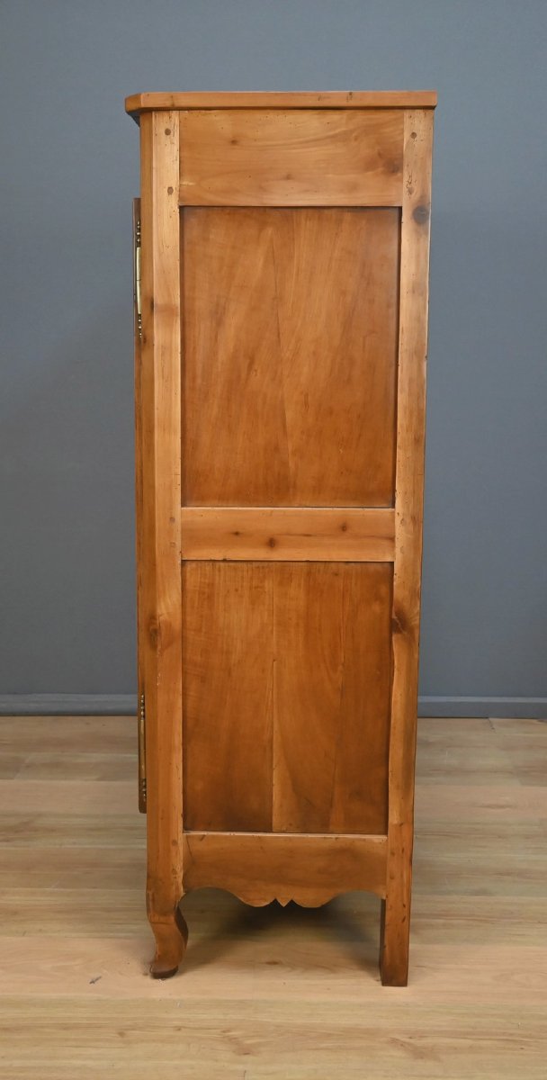 Armoire Bassette Angevine en Merisier, style Louis XV – Milieu XIXe-photo-3