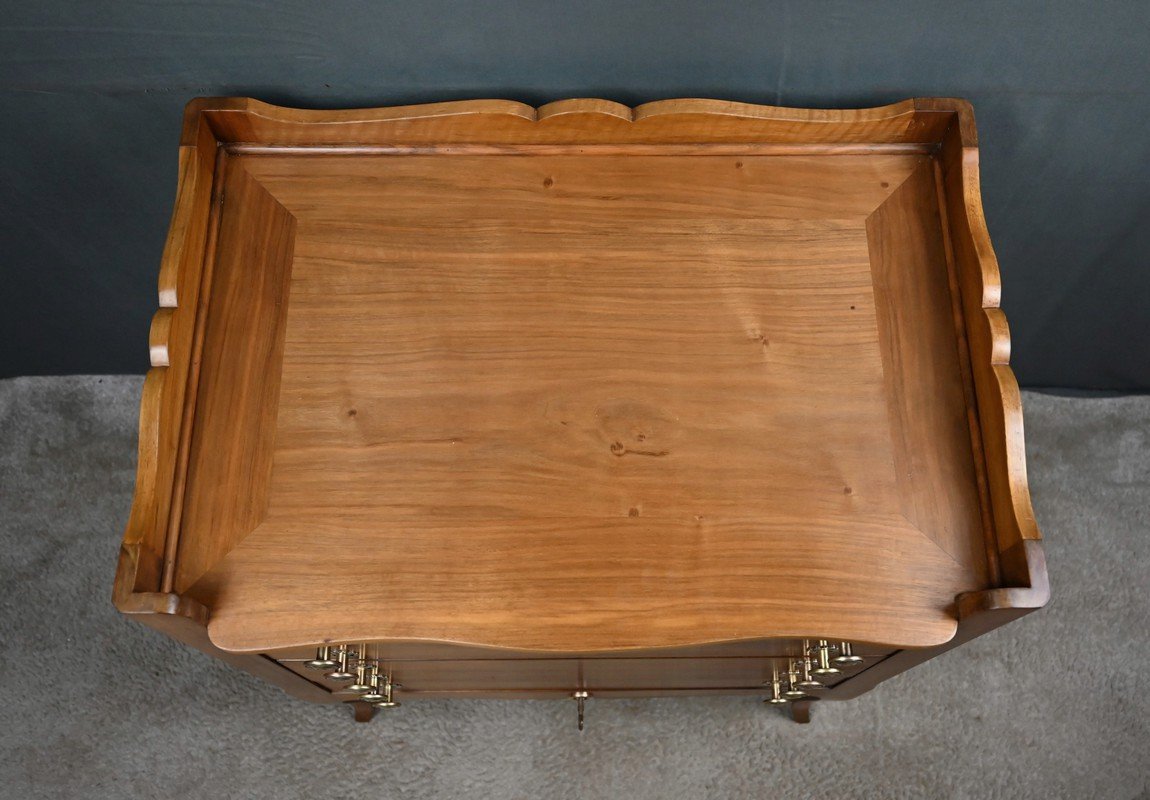 Argentier Small Chest Of Drawers In Solid Walnut – 1940-photo-4