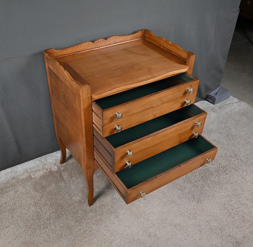 Argentier Small Chest Of Drawers In Solid Walnut – 1940-photo-6