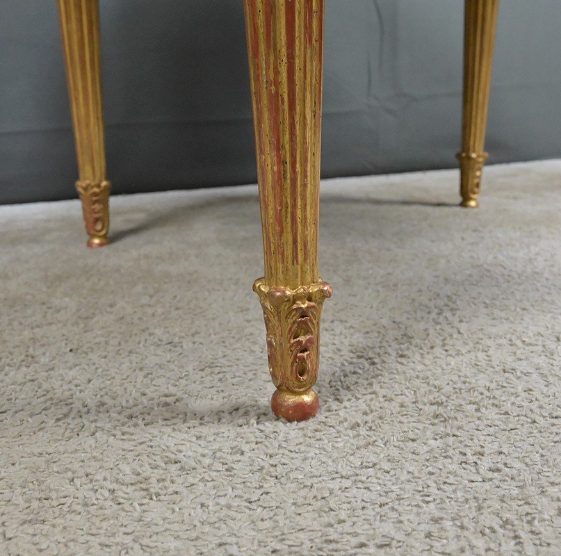Table Marble Gold Wood-photo-7