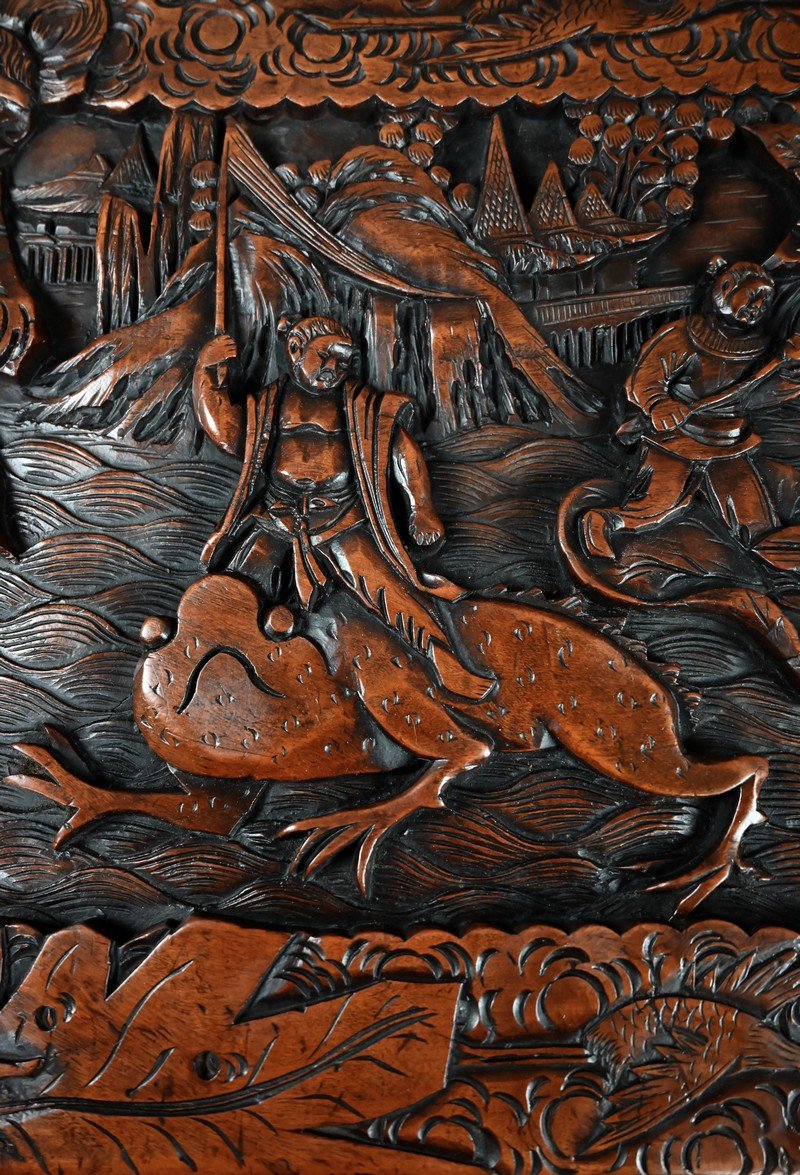 Large Chines Trunk, Camphor Wood-photo-3