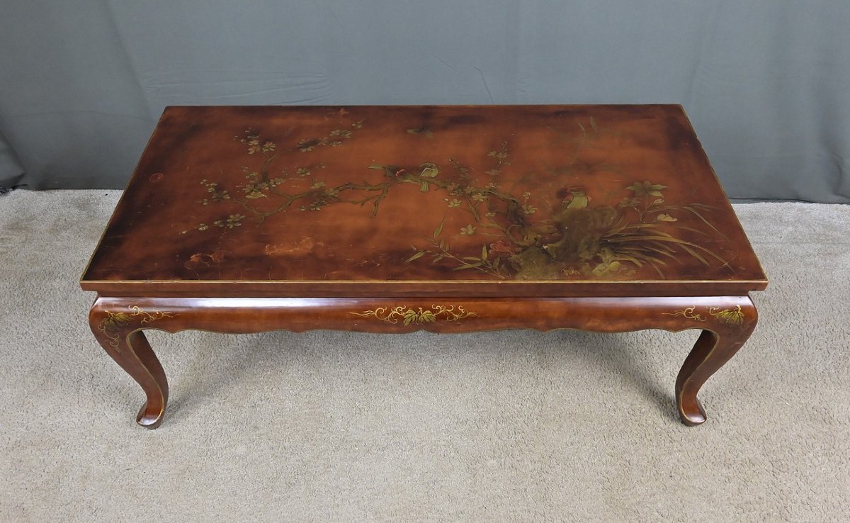 Lacquered Wood Coffee Table, China – Mid-20th Century-photo-3