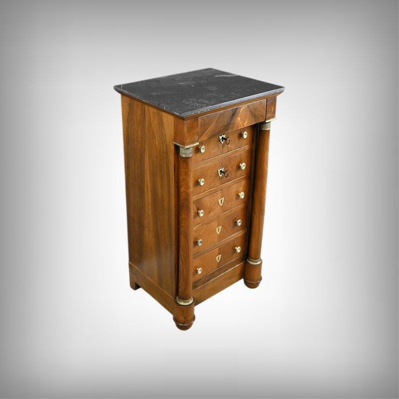 Walnut Living Room Furniture, Empire Style – Late 19th Century-photo-2