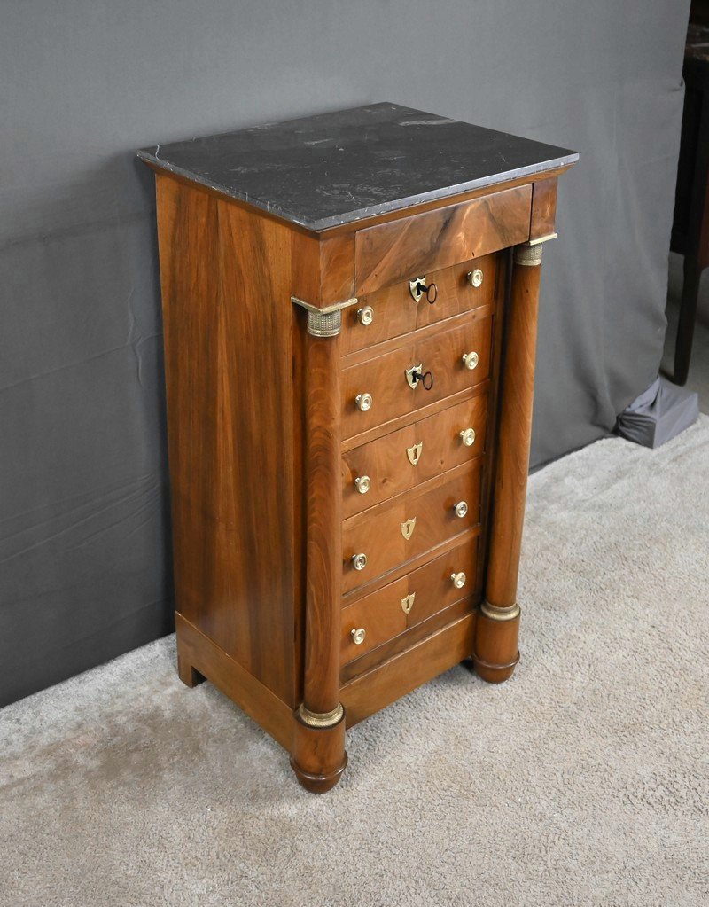 Walnut Living Room Furniture, Empire Style – Late 19th Century-photo-4