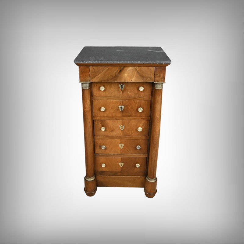 Walnut Living Room Furniture, Empire Style – Late 19th Century