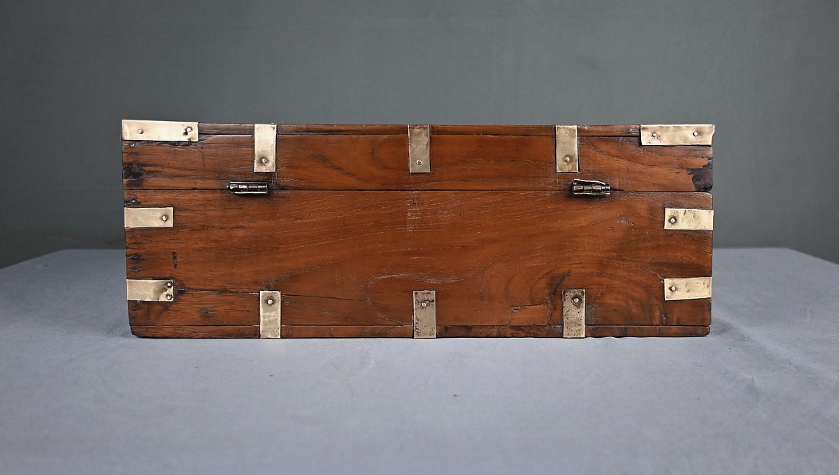Teak Letter Chest – Late 19th Century-photo-3