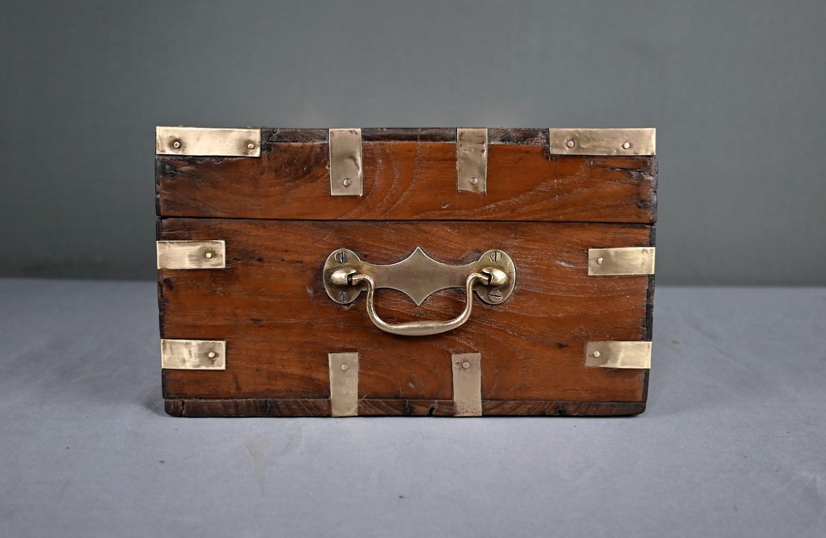 Teak Letter Chest – Late 19th Century-photo-5