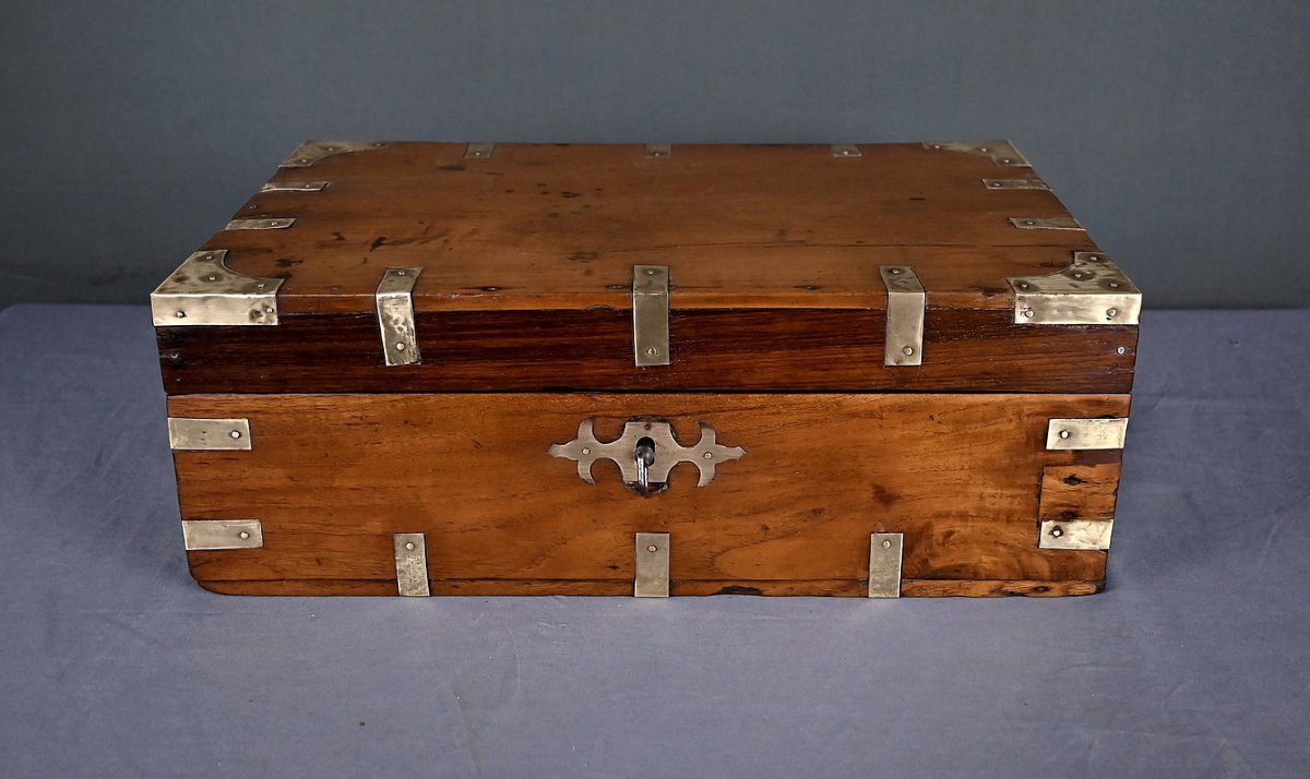 Teak Letter Chest – Late 19th Century-photo-7