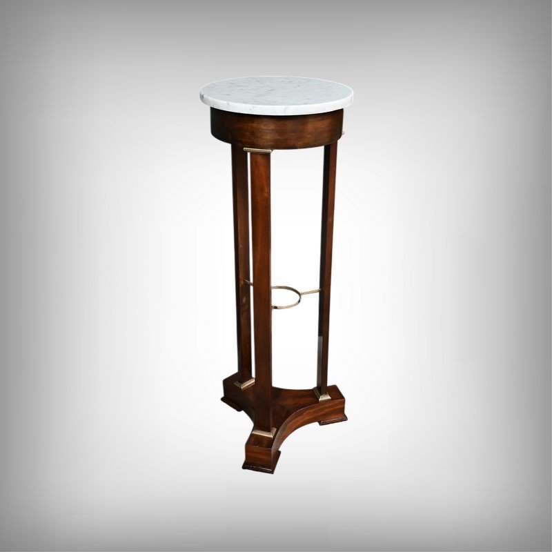 Mahogany Stool, Directoire Period – Early 19th Century-photo-2