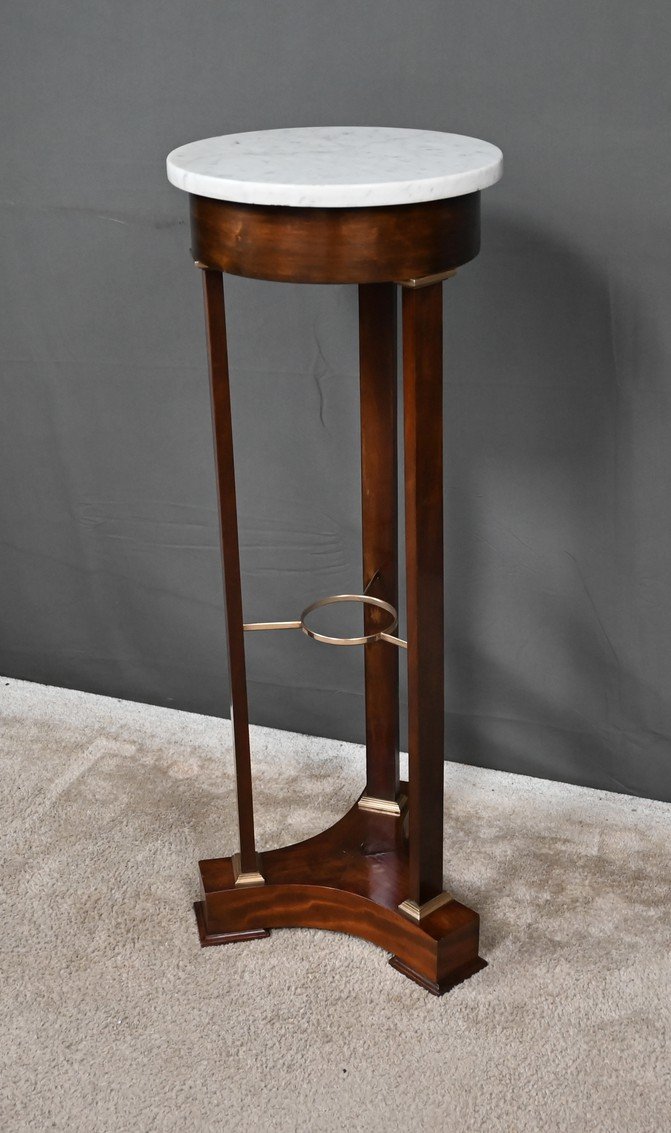 Mahogany Stool, Directoire Period – Early 19th Century-photo-3