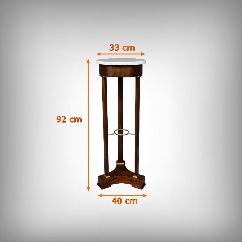 Mahogany Stool, Directoire Period – Early 19th Century-photo-4
