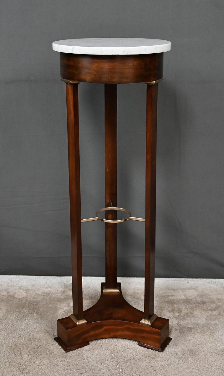 Mahogany Stool, Directoire Period – Early 19th Century-photo-5