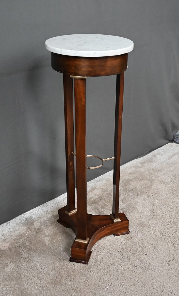 Mahogany Stool, Directoire Period – Early 19th Century-photo-7