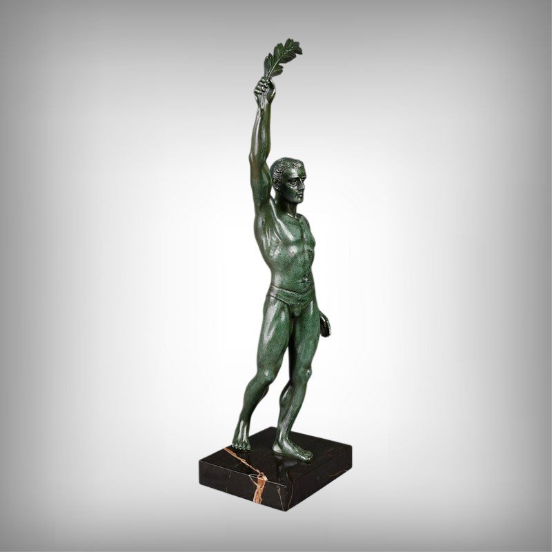 Régule Sculpture “la Victoire,” Art Deco – Early 20th Century-photo-2