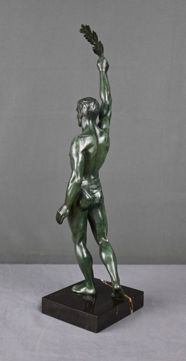 Régule Sculpture “la Victoire,” Art Deco – Early 20th Century-photo-2