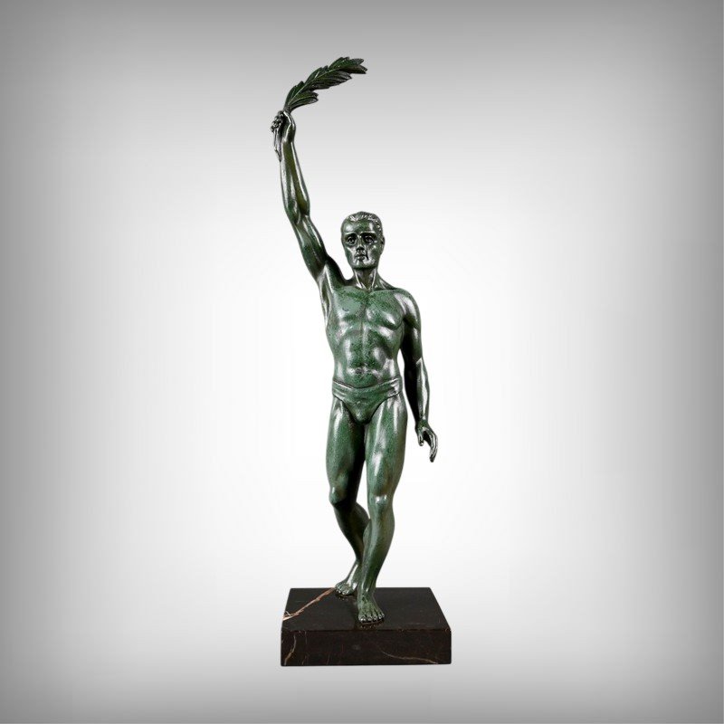 Régule Sculpture “la Victoire,” Art Deco – Early 20th Century