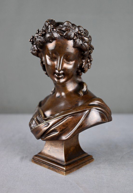 Bronze Bust Of A Bacchante – Early 20th Century-photo-1