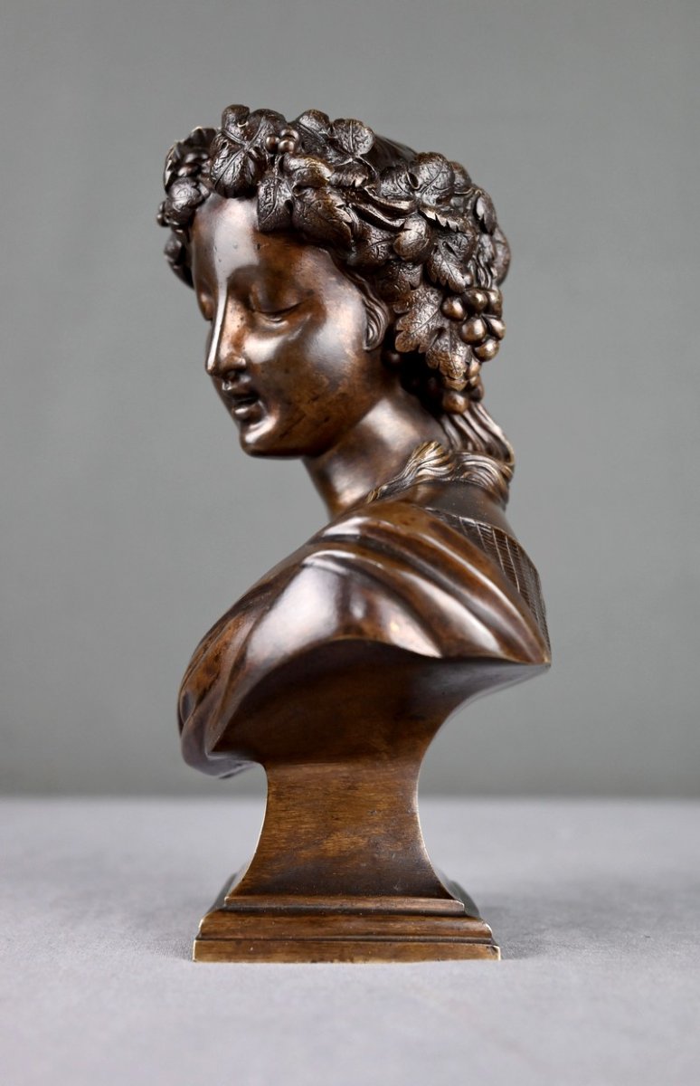 Bronze Bust Of A Bacchante – Early 20th Century-photo-2