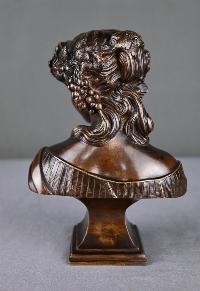Bronze Bust Of A Bacchante – Early 20th Century-photo-7