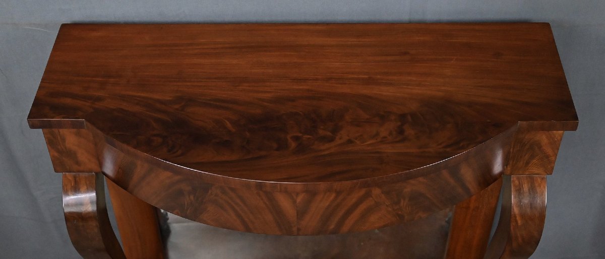 Console en Acajou, époque Restauration – 1ère partie XIXe-photo-3