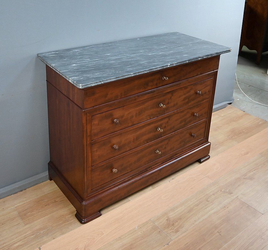 Mahogany Chest Of Drawers, Louis-philippe Style – Late 19th Century-photo-4