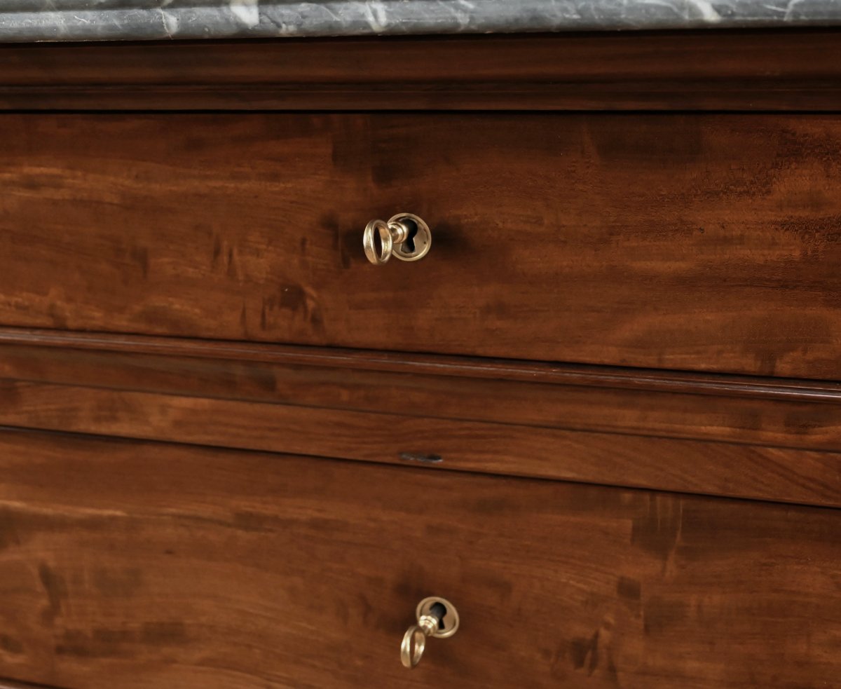 Mahogany Chest Of Drawers, Louis-philippe Style – Late 19th Century-photo-4