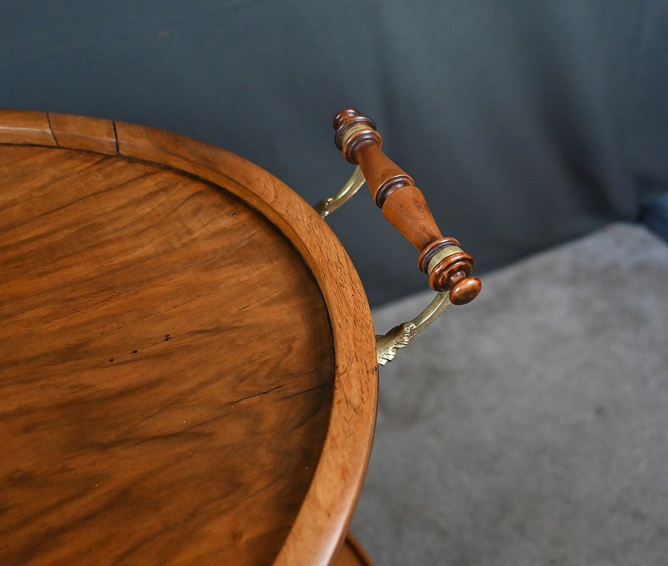 Walnut Living Room Sideboard – Early 20th Century-photo-5