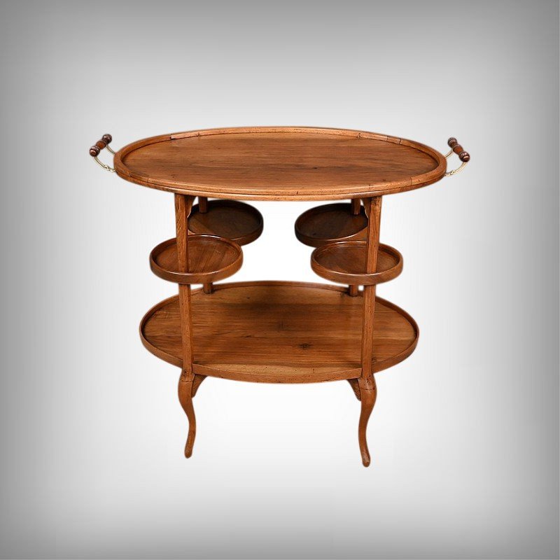 Walnut Living Room Sideboard – Early 20th Century