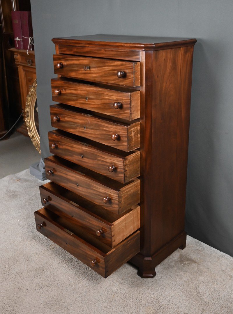 Mahogany Weekly Planner – Late 19th Century-photo-3