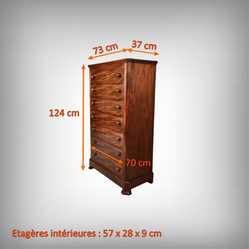 Mahogany Weekly Planner – Late 19th Century-photo-4