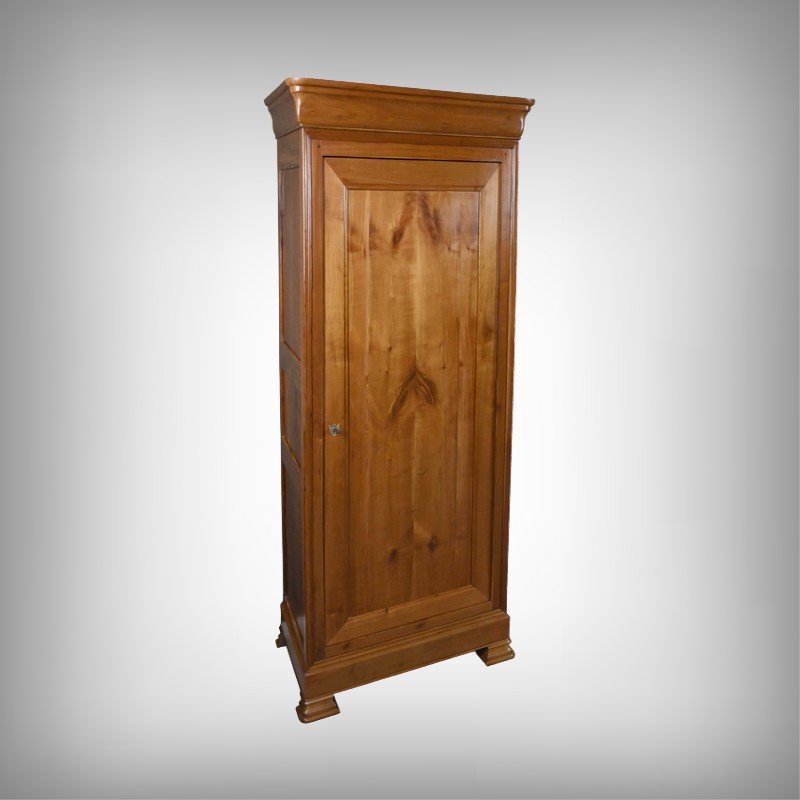 Small Cherry Wood Stocking Basket, Louis Philippe Style – Late 19th Century-photo-2