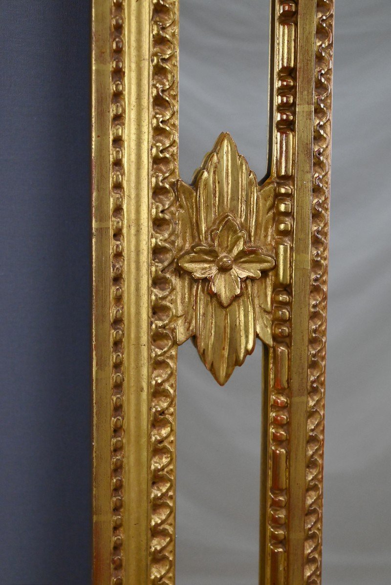 Grand Miroir à Parcloses, style Louis XVI – Milieu XXe-photo-1