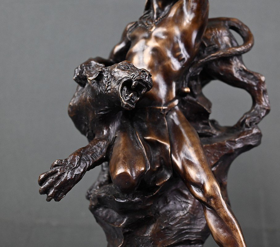 Bronze « Spirit of War » d’après Buck McCain – XXe-photo-7